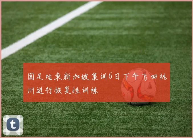 国足结束新加坡集训6日下午飞回杭州进行恢复性训练